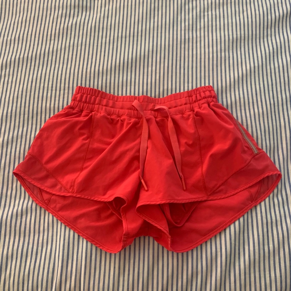 Lululemon Red / Pink Hotty Hot Short